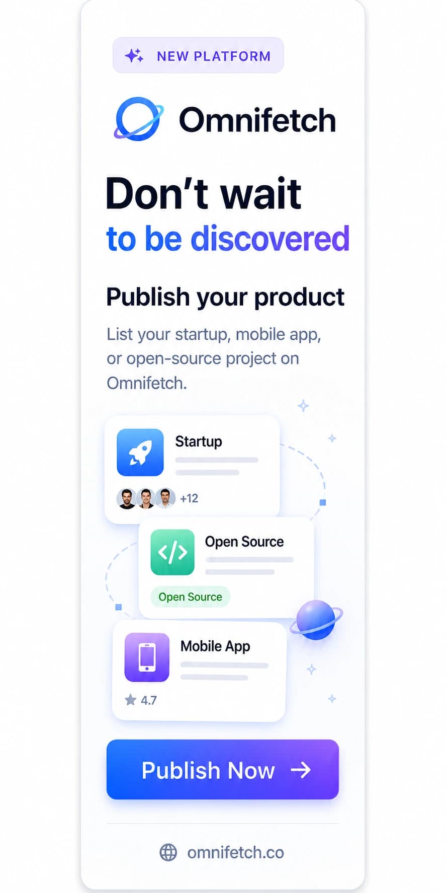 Promotional creative for Omnifetch